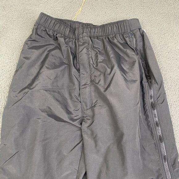 L.L. Bean Rain Pants Mens Small Black Adjustable Size Zip VTG USA Made 90's - Picture 2 of 12